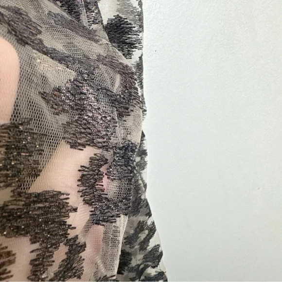 Anthropologie Eva Franco Womens Size Small Sheer  Leopard Top - Picture 14 of 14